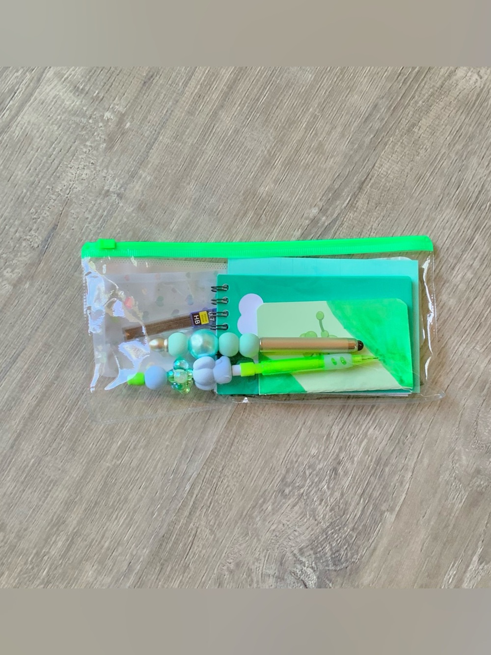 NEW📚 Homemade Crafted Beaded Pen & Pencil Stationery Set OS - Picture 5 of 5